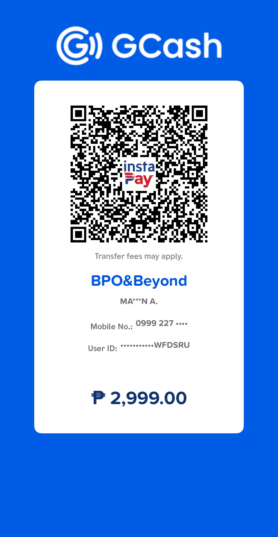GCash QR Code — BPO and Beyond